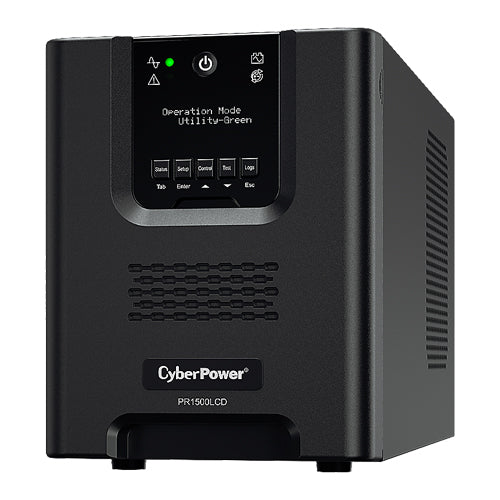 No-Break CyberPower PR1500LCD - 1500 VA, 1500W, 8 h, Negro, Industrial No-Break CyberPower PR1500LCD - 1500 VA, 1500W, 8 h, Negro, Industrial